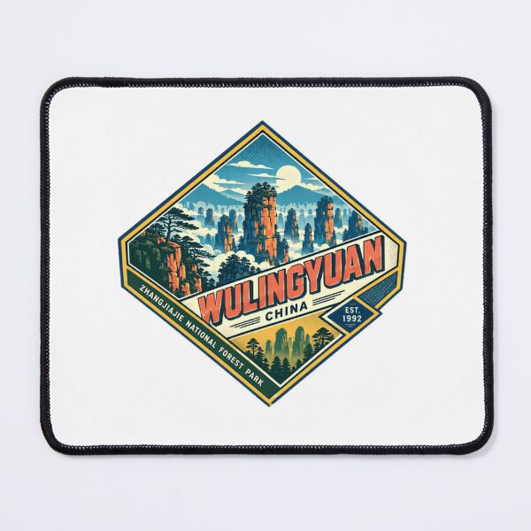 Item preview, Wulingyuan China Zhangjiajie National Forest Park Est. 1992 Travel Tourist Landmark Adventure designed and sold by Simsimah26Parks.