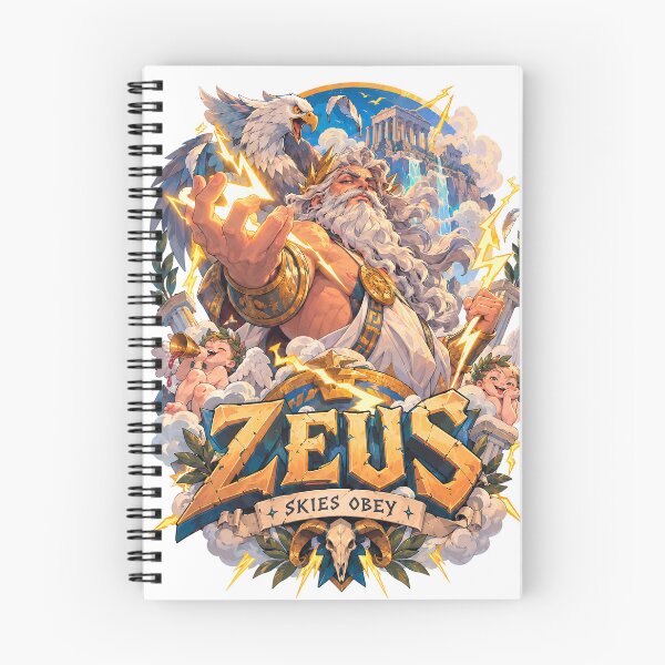 Item preview, Zeus, God of Thunder, amidst Golden Rays designed and sold by MarlicShop.