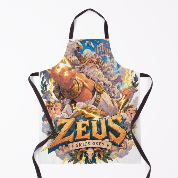 Item preview, Zeus, God of Thunder, amidst Golden Rays designed and sold by MarlicShop.