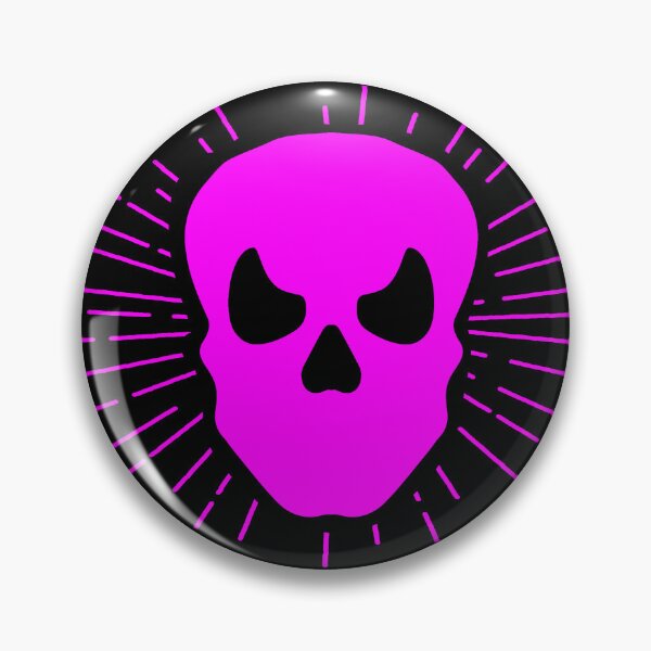 Item preview, Magenta Halloween Sunburst Skull Design designed and sold by pattern-archive.