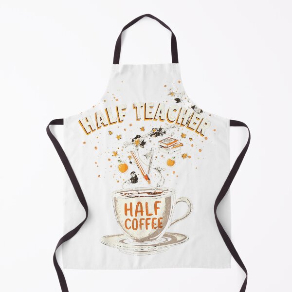 Item preview, Half Teacher Half Coffee Teacher Coffee And Teaching T-Shirt designed and sold by all-shp.