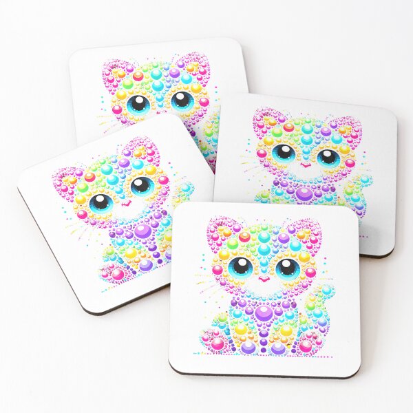 Item preview, Happy Dot Day Colorful Polka Dot Cat Kitten Teachers Kids T-Shirt designed and sold by Cafe18.