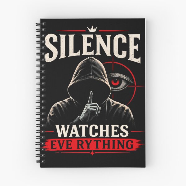 Item preview, Silence Watches Everything tshirt design  designed and sold by JatCreative.