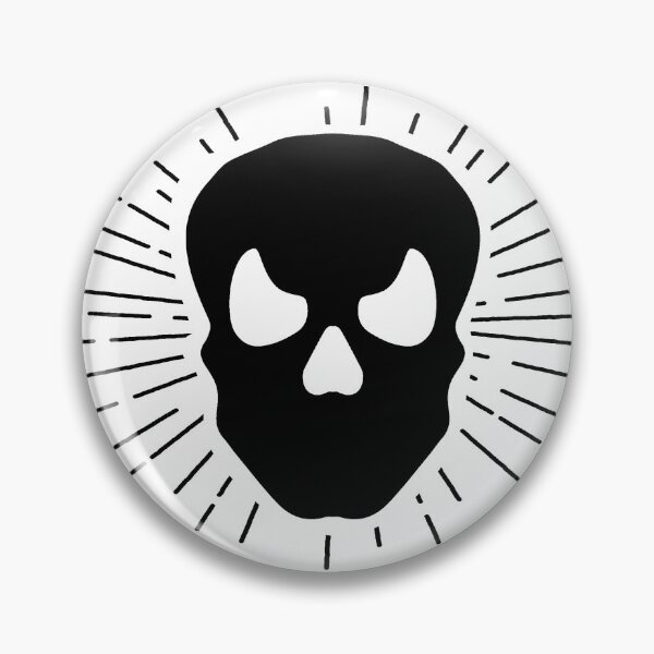 Item preview, Black Halloween Sunburst Skull Design designed and sold by pattern-archive.