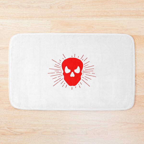 Item preview, Red Halloween Sunburst Skull Design designed and sold by pattern-archive.