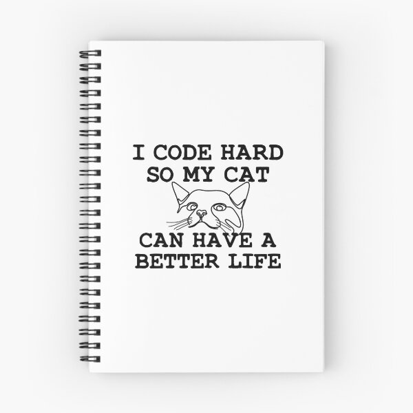 Aperçu de l'œuvre Je code dur pour que mon chat puisse avoir une vie meilleure. créée et vendue par aponwao.