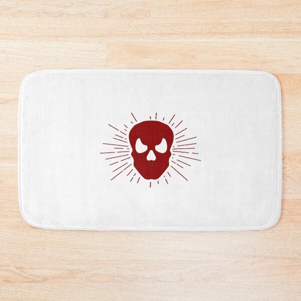 Item preview, Dark Red Halloween Sunburst Skull Design designed and sold by pattern-archive.