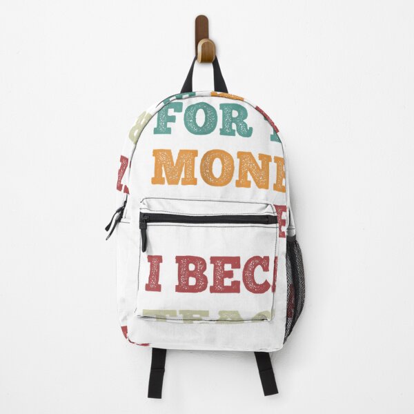 Item preview, I Became A Teacher For The Money And Fame Vintage Teachers T-Shirt designed and sold by gidget-gadget.