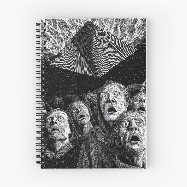 Item preview, Dark Pyramid, Terrified Crowd, Cosmic Art designed and sold by POVAD.