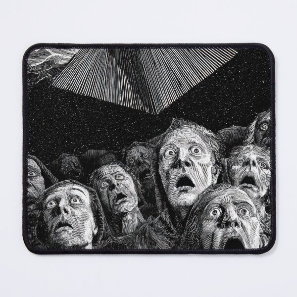 Item preview, Dark Pyramid, Terrified Crowd, Cosmic Art designed and sold by POVAD.
