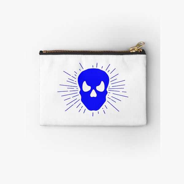 Item preview, Blue Halloween Sunburst Skull Design designed and sold by pattern-archive.