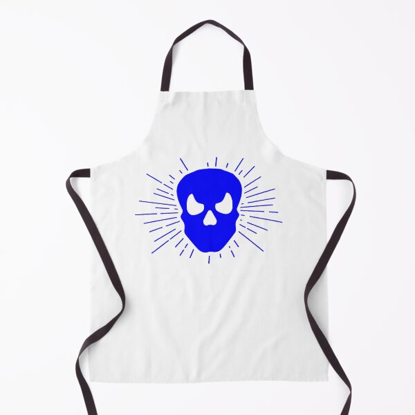 Item preview, Blue Halloween Sunburst Skull Design designed and sold by pattern-archive.