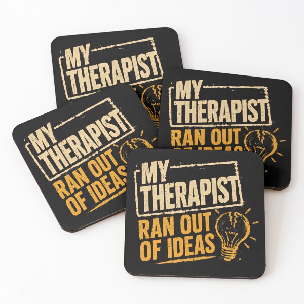 Item preview, My Therapist Ran Out Of Ideas Mental Health Therapy Humor designed and sold by JonesFlora2025.
