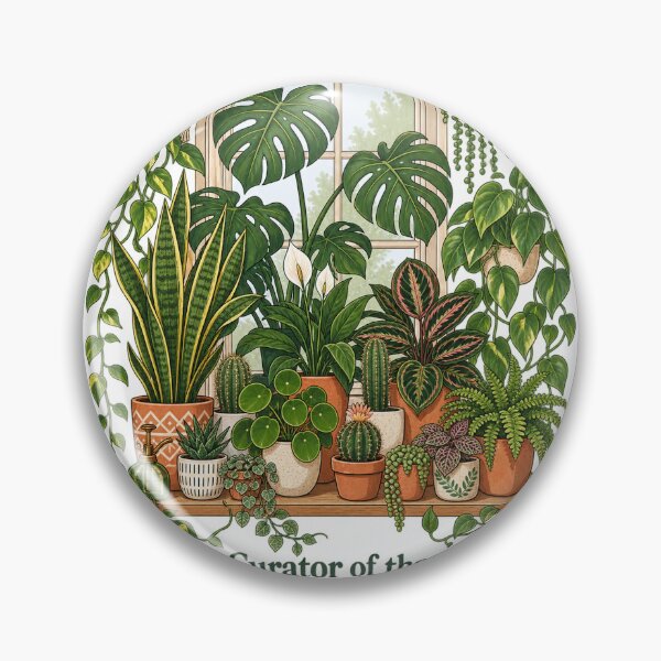 Item preview, Curator of the Windowsill Jungle Plant Lover Design designed and sold by ys96.