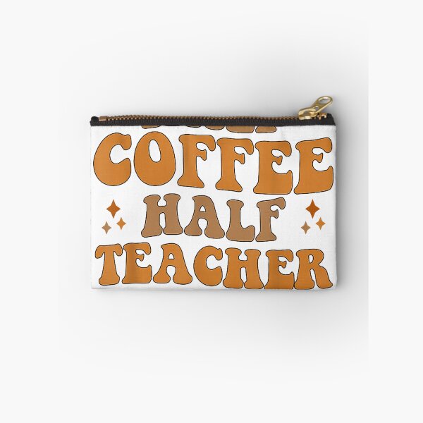 Item preview, Funny Retro Teacher Inspirational Half Coffee Half Teacher T-Shirt designed and sold by BeZTo.
