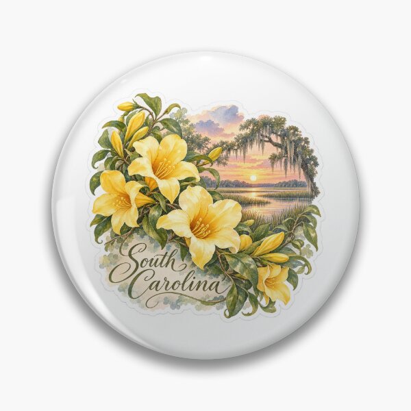 Item preview, South Carolina Yellow Jessamine Lowcountry designed and sold by Whimspired By Paxx.