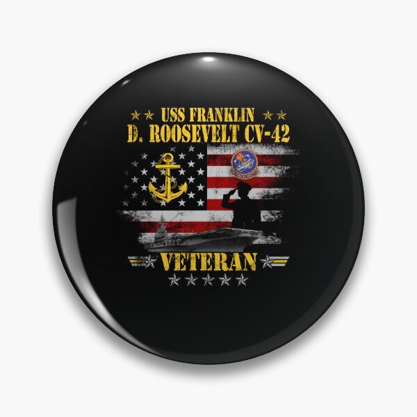 Item preview, USS Franklin D Roosevelt CV-42 Veteran Patriotic Navy Carrier Graphic designed and sold by Osstaramilua.