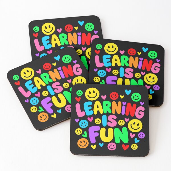 Item preview, learning is fun happy face smile hearts designed and sold by OCD_JESSICA.