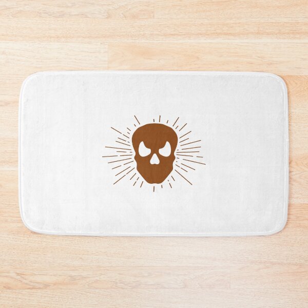 Item preview, Brown Halloween Sunburst Skull Design designed and sold by pattern-archive.