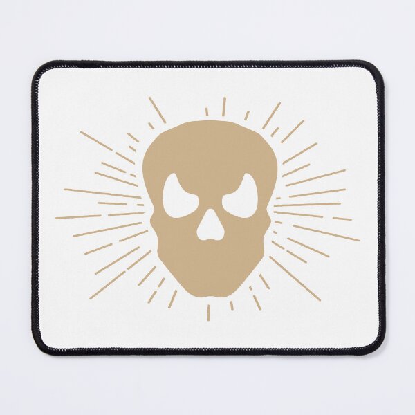 Item preview, Tan Halloween Sunburst Skull Design designed and sold by pattern-archive.