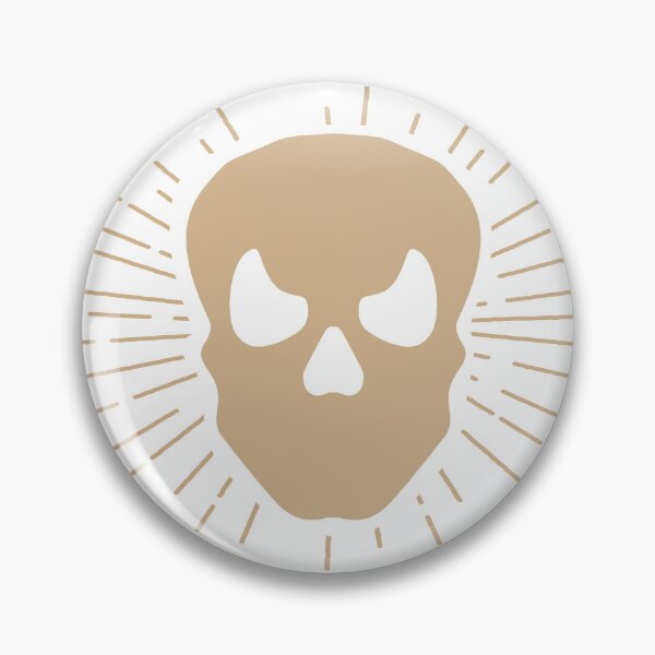 Item preview, Tan Halloween Sunburst Skull Design designed and sold by pattern-archive.