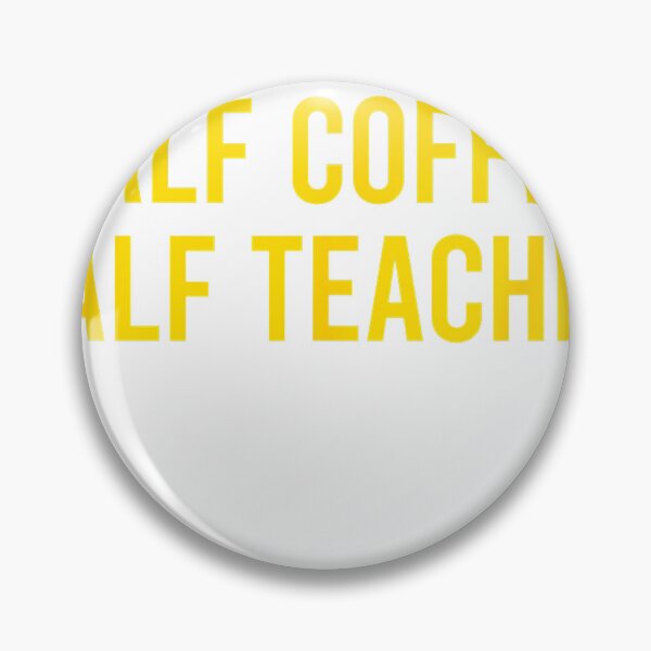 Artikelvorschau, Halb Kaffee, halb Lehrer T-Shirt entworfen und verkauft von RoReshop.