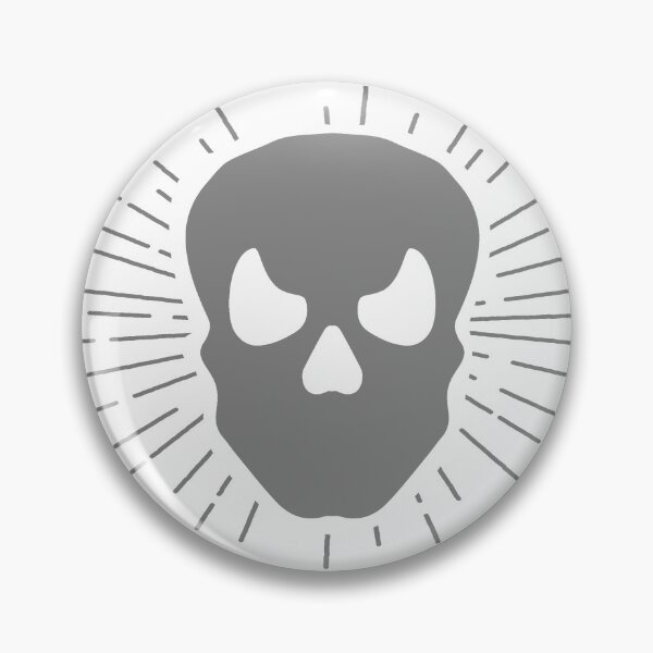 Item preview, Gray Halloween Sunburst Skull Design designed and sold by pattern-archive.