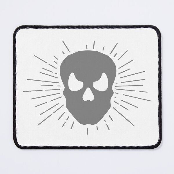 Item preview, Gray Halloween Sunburst Skull Design designed and sold by pattern-archive.