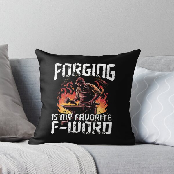 Item preview, 1....Forging is My Favorite F-Word Blacksmith Hammer Anvil designed and sold by tomsonlxozaeta.