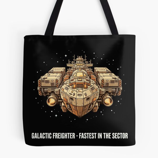 Item preview, Galactic Freighter designed and sold by GeeklyShirts.