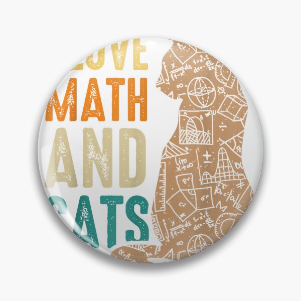 Item preview, I Love Math And Cats Funny Cat Lover Math Teacher T-Shirt designed and sold by Magoya Store ⭐⭐⭐⭐⭐.