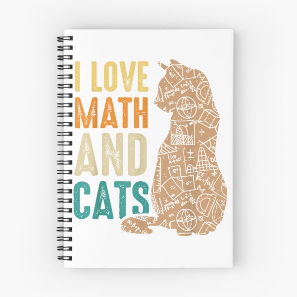 Item preview, I Love Math And Cats Funny Cat Lover Math Teacher T-Shirt designed and sold by Magoya Store ⭐⭐⭐⭐⭐.