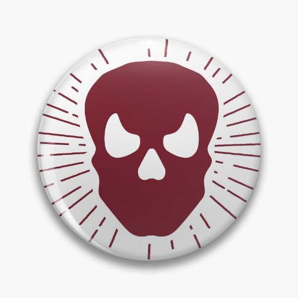 Item preview, Burgundy Halloween Sunburst Skull Design designed and sold by pattern-archive.