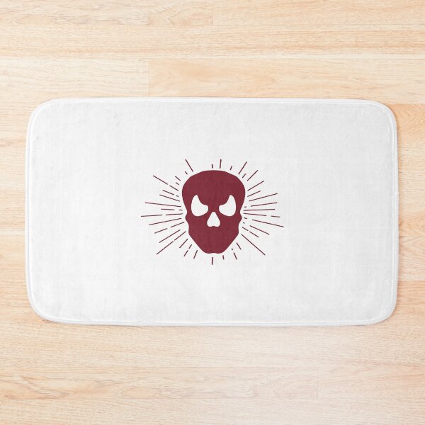 Item preview, Burgundy Halloween Sunburst Skull Design designed and sold by pattern-archive.