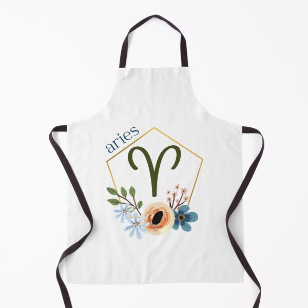 Item preview, Aries Symbol with Floral Border designed and sold by Hellofriendco.