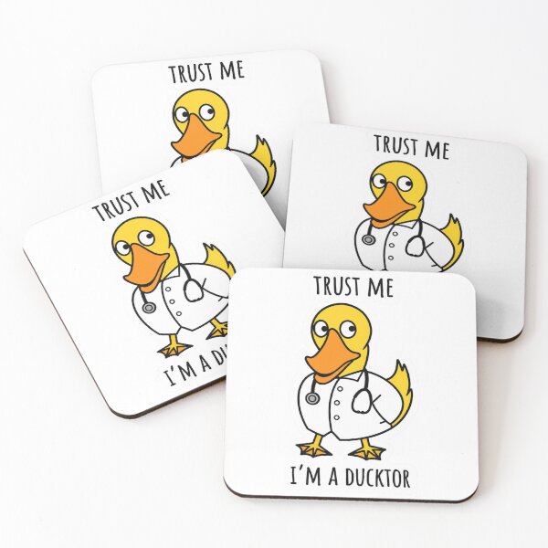 Item preview, Trust Me I'm A Ducktor Funny Doctor Duck designed and sold by EgoSovereign.