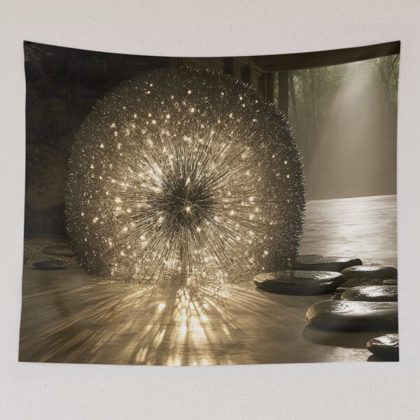 Item preview, Glowing Orb Sanctuary – Mystical Light Art designed and sold by GSizzle1.