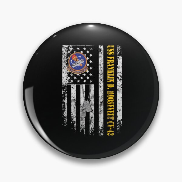 Item preview, USS Franklin D Roosevelt CV-42 Veteran Aircraft Carrier Emblem Design designed and sold by Osstaramilua.