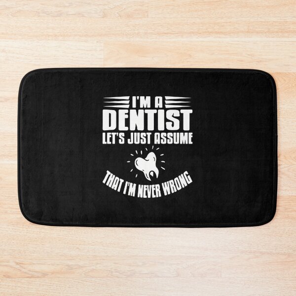 Item preview, Funny Dentist Assume Never Wrong Tooth Graphic designed and sold by bellahrrmoling.
