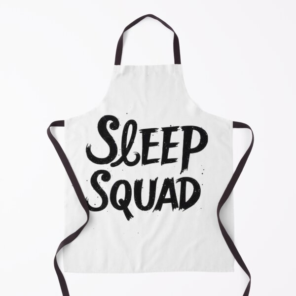 Item preview, Sleep Squad - Bold Black Hand Lettering Design designed and sold by Qubivibe.