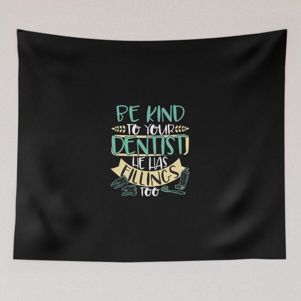 Item preview, Funny Dentist Fillings Typography Graphic designed and sold by beulahme.