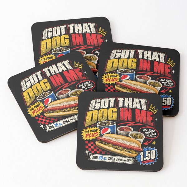 Item preview, Got That Dog In Me Quarter Pound Plus Hot Dog Fast Food Lover designed and sold by SkeletonsDanger.