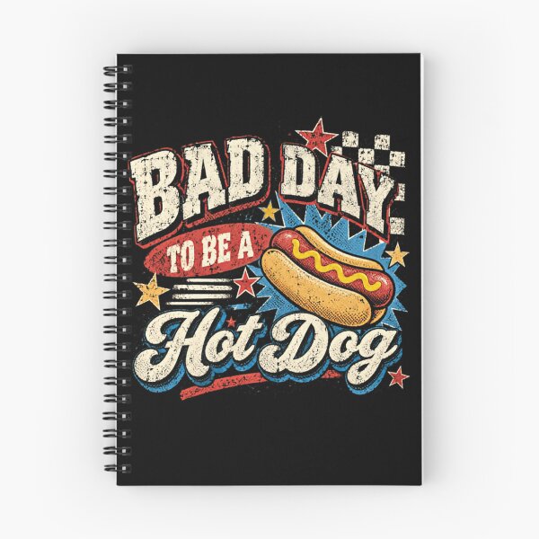 Item preview, Bad Day To Be A Hot Dog Hotdog Lover Funny Food Grill Master designed and sold by SkeletonsDanger.