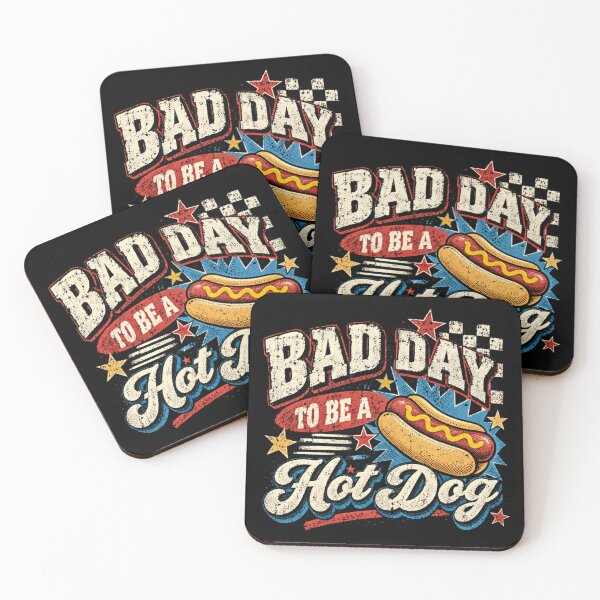 Item preview, Bad Day To Be A Hot Dog Hotdog Lover Funny Food Grill Master designed and sold by SkeletonsDanger.