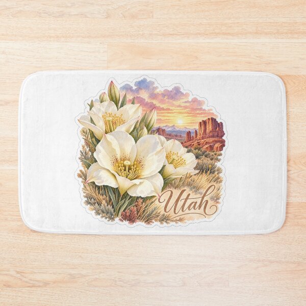 Item preview, Utah Sego Lilies Red Rock Sunset designed and sold by Whimspired By Paxx.