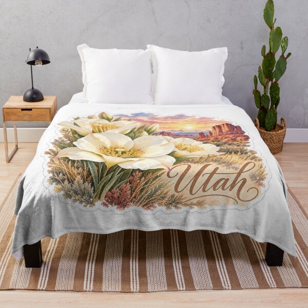 Item preview, Utah Sego Lilies Red Rock Sunset designed and sold by Whimspired By Paxx.