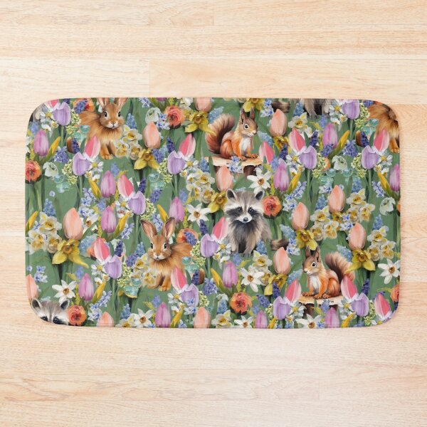 Item preview, botanical illustration woodland animals forest designed and sold by letsgow8th.