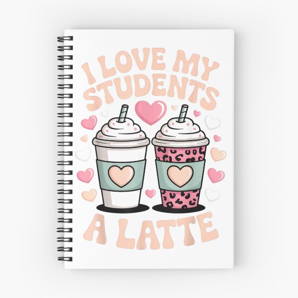 Item preview, I Love My Students A Latte Teacher Coffee Humor School Vibes T-Shirt designed and sold by Badriiiii.