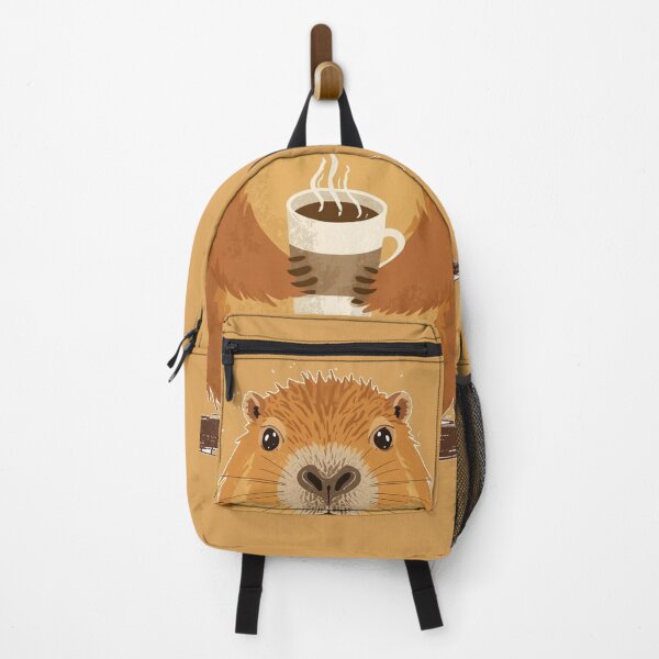 Item preview, Cute Capybara Drinking Coffee – Cozy Coffee Lover Animal Design designed and sold by mrworld000.