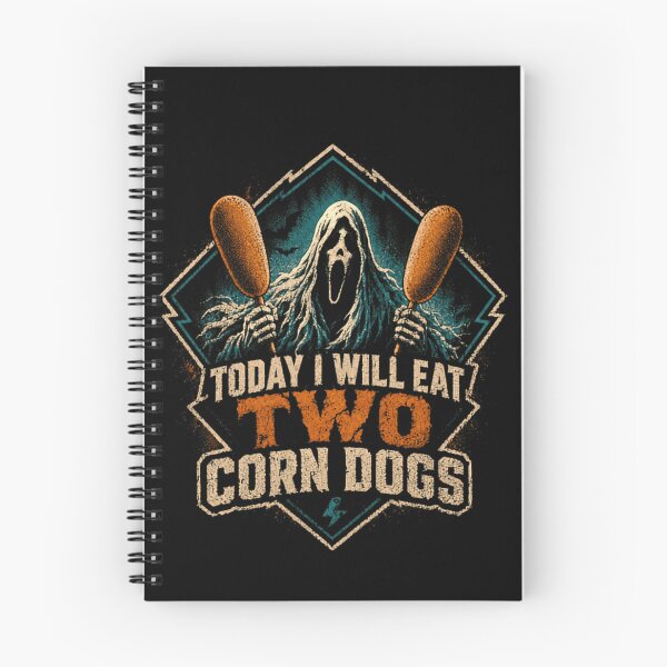 Item preview, Today I Will Eat Two Corn Dogs Ghostface Scream Horror Movie Fan designed and sold by SkeletonsDanger.